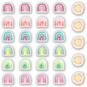 Sticker Cute Rainbows & Suns Étudiants et enseignants (Devant)