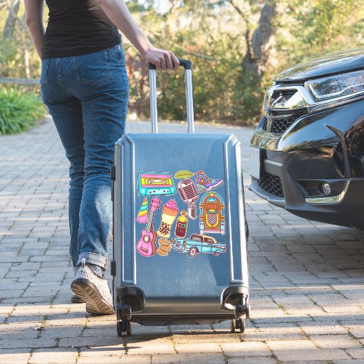 Sticker Cute Rétro (Valise Insitu)