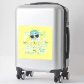 Sticker Cute Retro Lemonade Stand CEO Anime Cat (Sur valise)