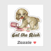 Sticker Cute Retro Puppy - Mange Rich (Feuille)