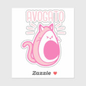 Sticker Cute rose Avocado (Feuille)