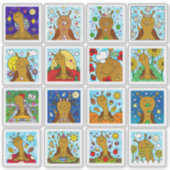 Sticker Cute Snail 2025 Tiny Art Series (Devant)