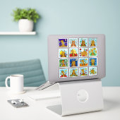 Sticker Cute Snail 2025 Tiny Art Series (Ordinateur portable sur le bureau)