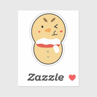 Sticker Cute Snowman for Daily Planning & Bujo Layout