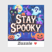 Sticker Cute stay spooky halloween (Feuille)