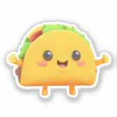 Sticker Cute Taco (Recto)