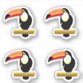 Sticker Cute Toucan (Devant)
