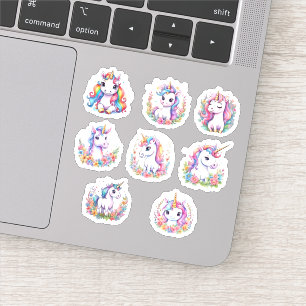 Sticker Cute Unicorn Cool Unicorn positif