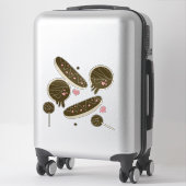 Sticker Cute Valentines Day Sweets Donut Bakery (Sur valise)