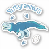 Sticker Cute Yutyrannus (Devant)