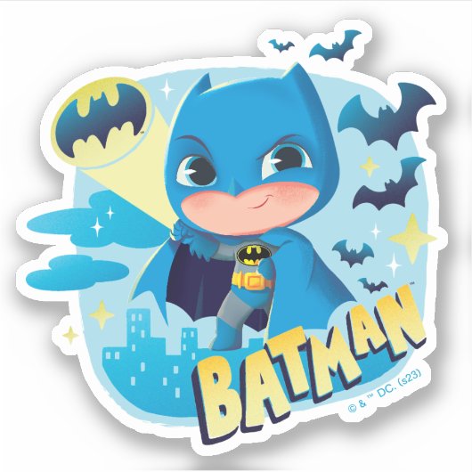 Sticker Cuter than mignon Batman (Devant)