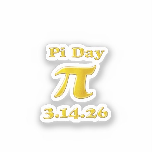 Sticker Cutie 3.14 Pi Day (Recto)