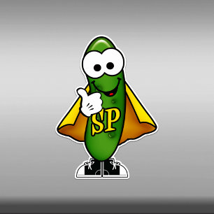 Sticker Cutie Cartoon Super Pickle Vinyl