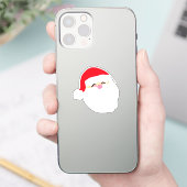 Sticker Cutie Santa Clause Face (Téléphone)