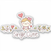 Sticker Cutie simple carton (Devant)