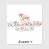 Sticker Cutie simple carton (Feuille)