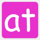 Sticker CVC Mots ‘-at’ (Devant)