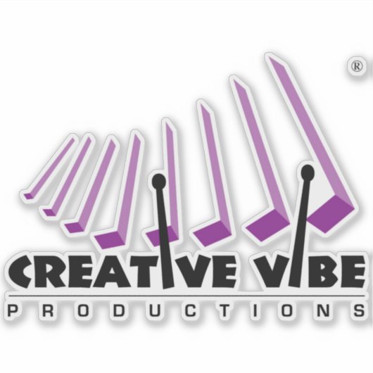 Sticker CVP transparent brillant (Devant)