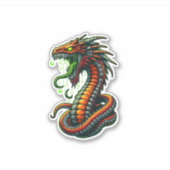 Sticker Cyber Dragon Acide (Devant)