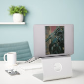 Sticker Cycle moteur (Ordinateur portable sur le bureau)