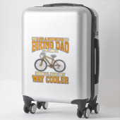 Sticker Cyclisme Papa VTT Comme Un Papa Normal (Sur valise)