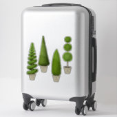 Sticker Cypress Collection Topiaire Personnalisé Monogramm (Sur valise)