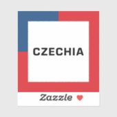 Sticker Czechia 01A (Feuille)