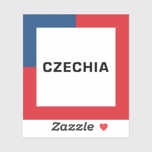 Sticker Czechia 01A (Feuille)