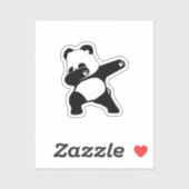 Sticker Dabbing Panda (Feuille)