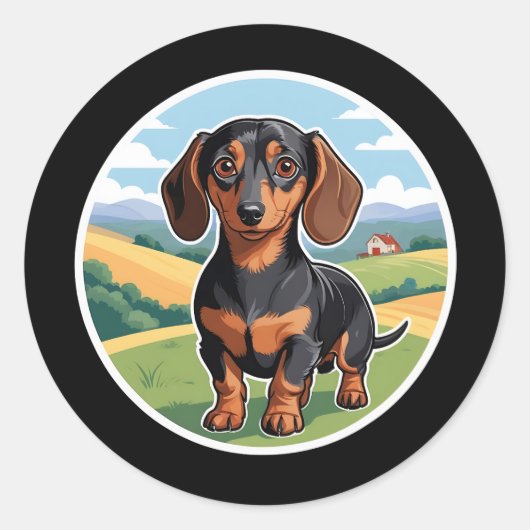 Sticker Dachshund (Devant)