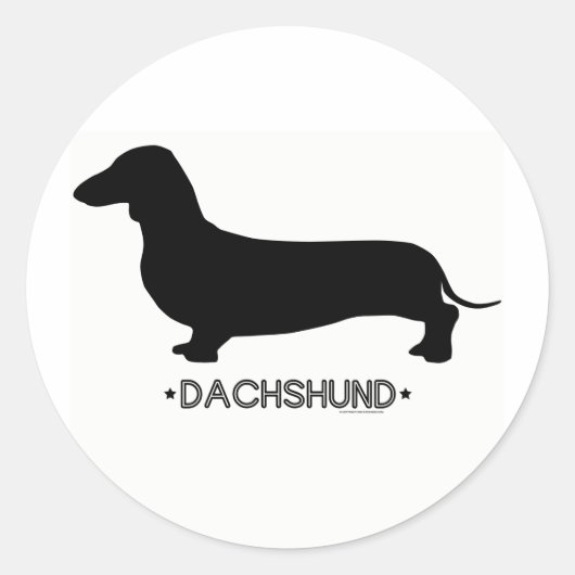 Sticker Dachshund (Devant)