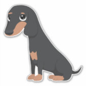 Sticker Dachshund (Devant)