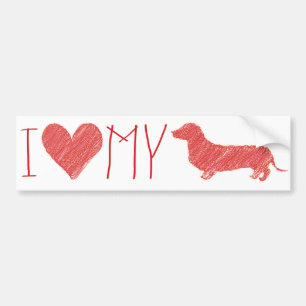 Sticker Dachshund Bumper