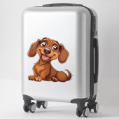 Sticker Dachshund Dog (Sur valise)