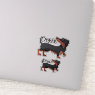 Sticker Dachshund Dog Love