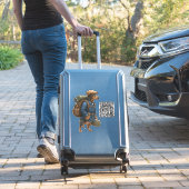 Sticker Dachshund randonneur + Code QR (Valise Insitu)