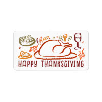 Sticker d'action de Bon thanksgiving de Whimssel