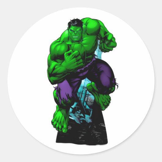 Sticker d'action de Hulk (Devant)