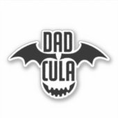Sticker Dadcula | Sticker papa Halloween (Devant)