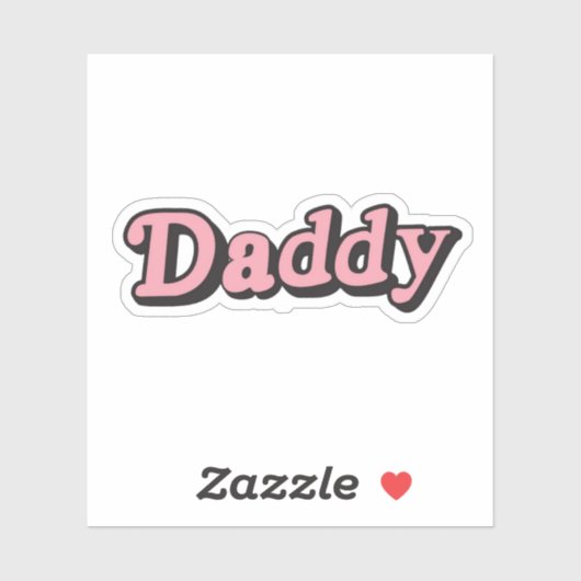 Sticker Daddy (Feuille)