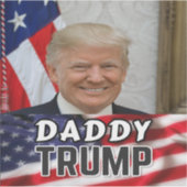 Sticker Daddy Trump (Devant)