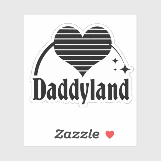 Sticker Daddyland (Feuille)