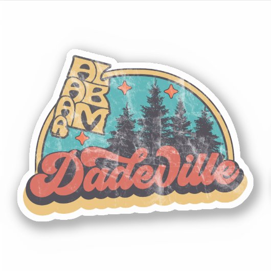 Sticker Dadeville, Alabama (Devant)