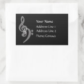 Sticker d'adresse de musique (Sac)