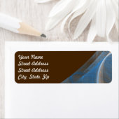 Sticker d'adresse de retour Arrière - plan Frac Bl (En situation)