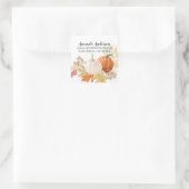 Sticker d'adresse de retour pour les Citrouilles d (Sac)