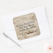 Sticker d'adresse de retour WALL (Enveloppe)