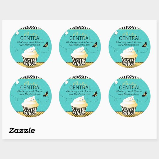 Sticker d'affaires Birthday Bee (Feuille)