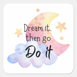 Sticker d'affirmation positive