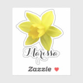 Sticker Daffodique jaune (Feuille)